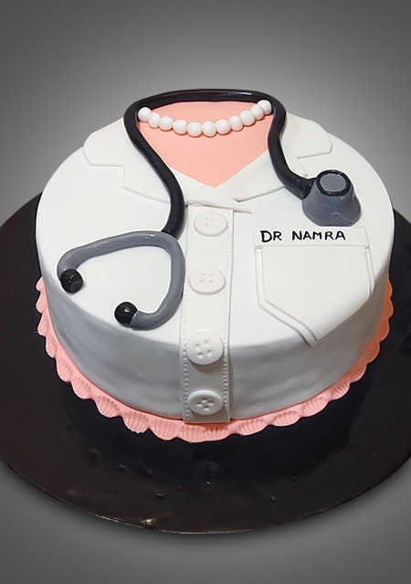 Hello doctor's cake