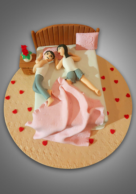 Bachelor party theme cake