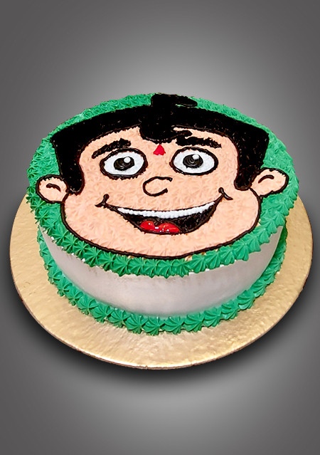 Chhota Bheem & Friends Cake | Birthday baking, Butterfly birthday cakes,  Beach birthday cake