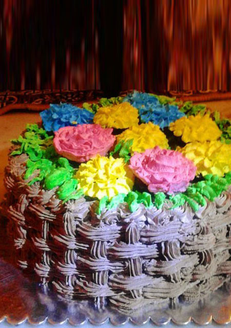 Flower Basket Special Cake