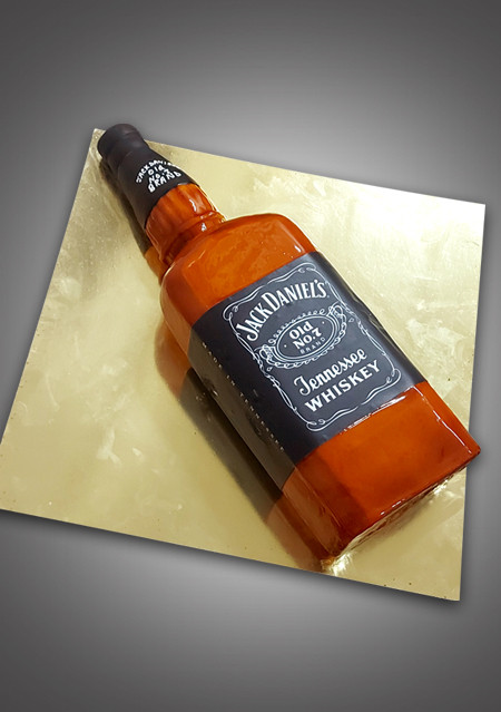 Jack Daniels bottle Cake