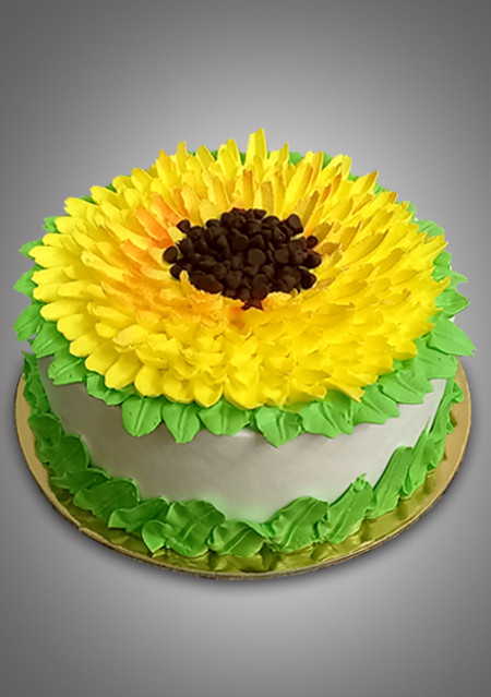 Sunflower Gateaux Cake