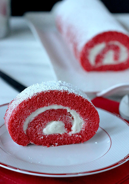 Red Velvet Swiss Roll